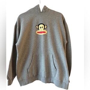 Paul Frank Y2K Gray Hoodie “Is Your Friend” Early 2000s Streetwear no size tag